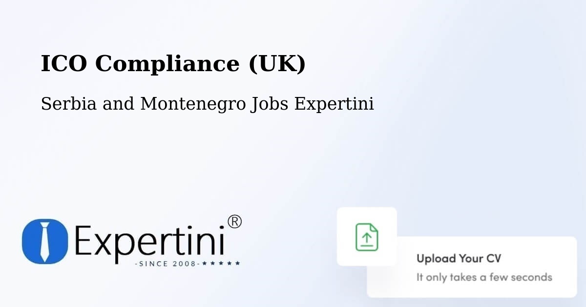 UK Data Protection & ICO Compliance – Cornwall - Serbia and Montenegro Jobs Expertini