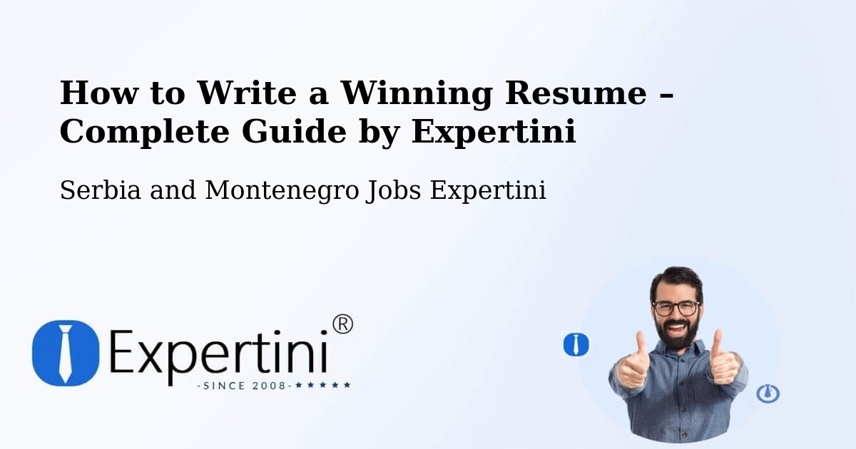 Resume Writing Guide for Job Seekers – Cornwall - Cornwall, Serbia and Montenegro Jobs Expertini